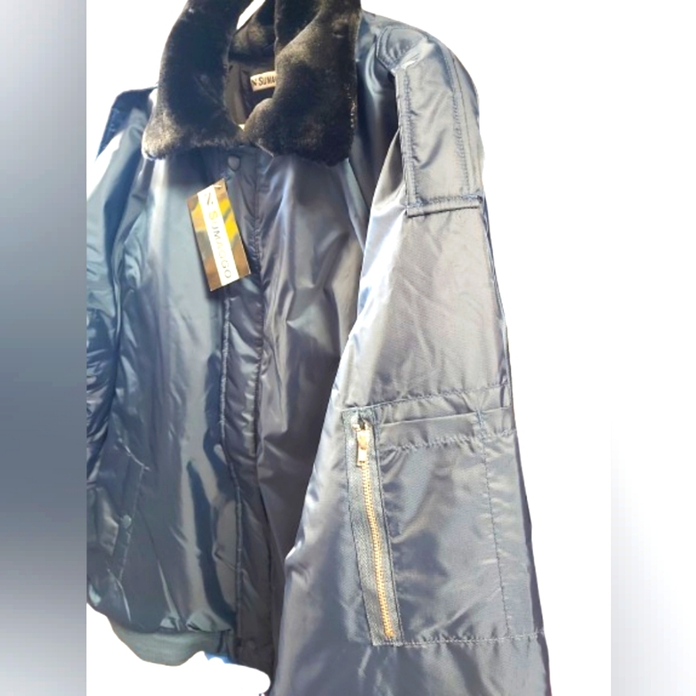 Men Utility Bomber Jacket - Picture 2 of 2